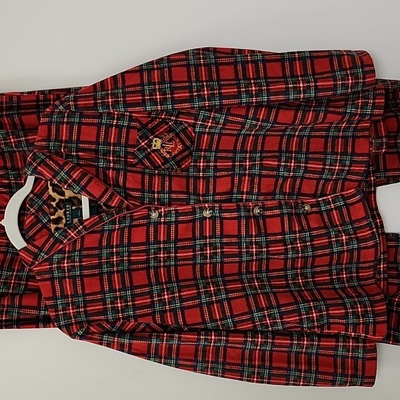 Ralph Lauren Plaid Herringbone Twill Sleep Set Size XL - Picture 8 of 14